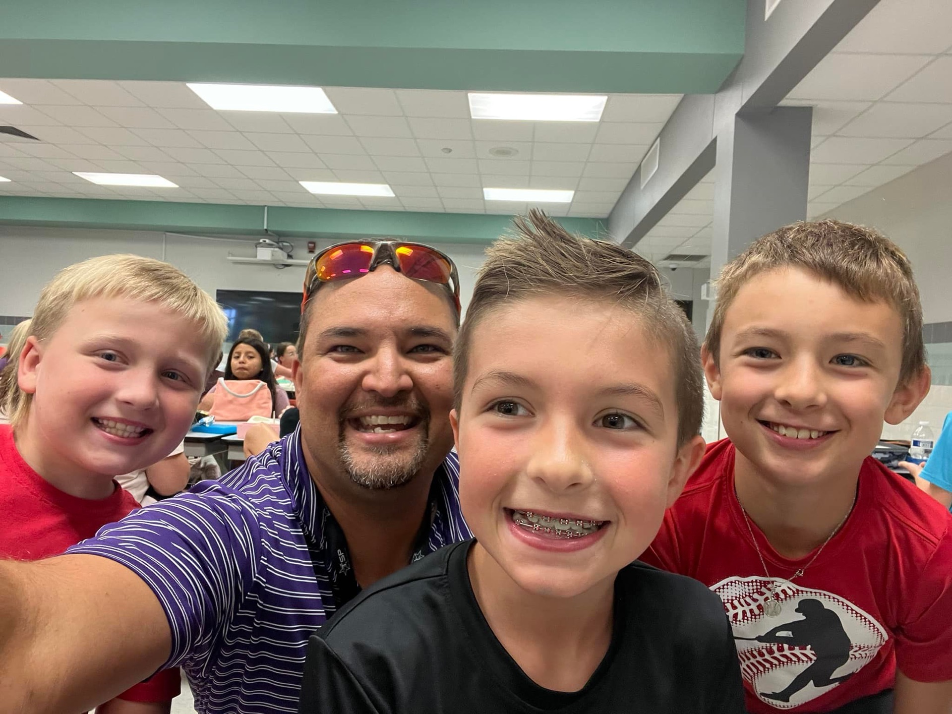 Chris Neighbors with students